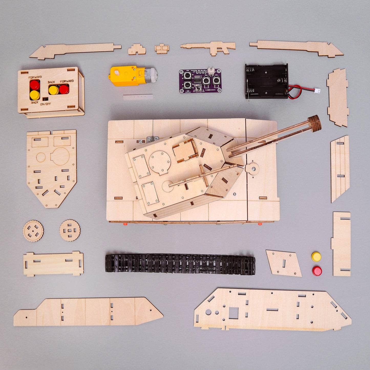 RC TankCam DIY Kit | Battle & Camera Mode STEM Toy for Ages 12+ - Niksstuff