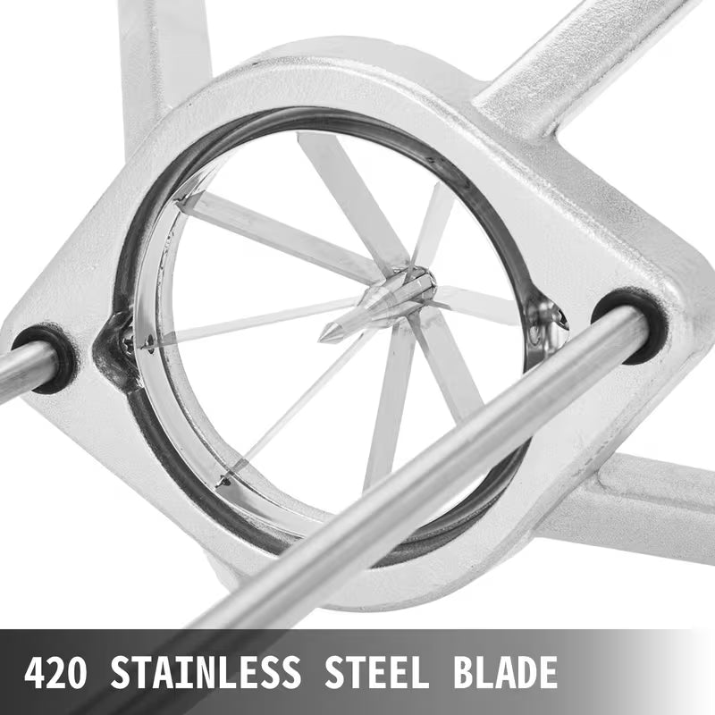 8-Section Stainless Steel Commercial Fruit Wedger and Slicer