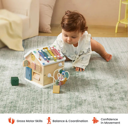 Tiny Land Cottage Activity Cube - Montessori Morandi Toy