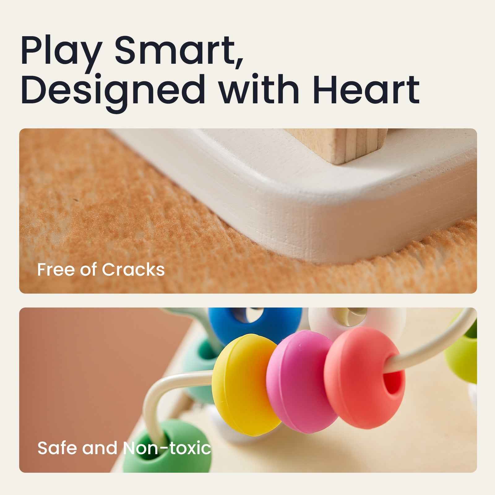 Tiny Land® Cottage Activity Cube - Rainbow
