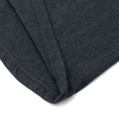 Coors Genuine Bock Beer T-Shirt | Distressed Front & Back Print | Denim Black Heather