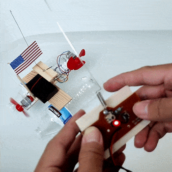RC Propeller Boat DIY Kit | Educational STEM Toy for Kids - Niksstuff