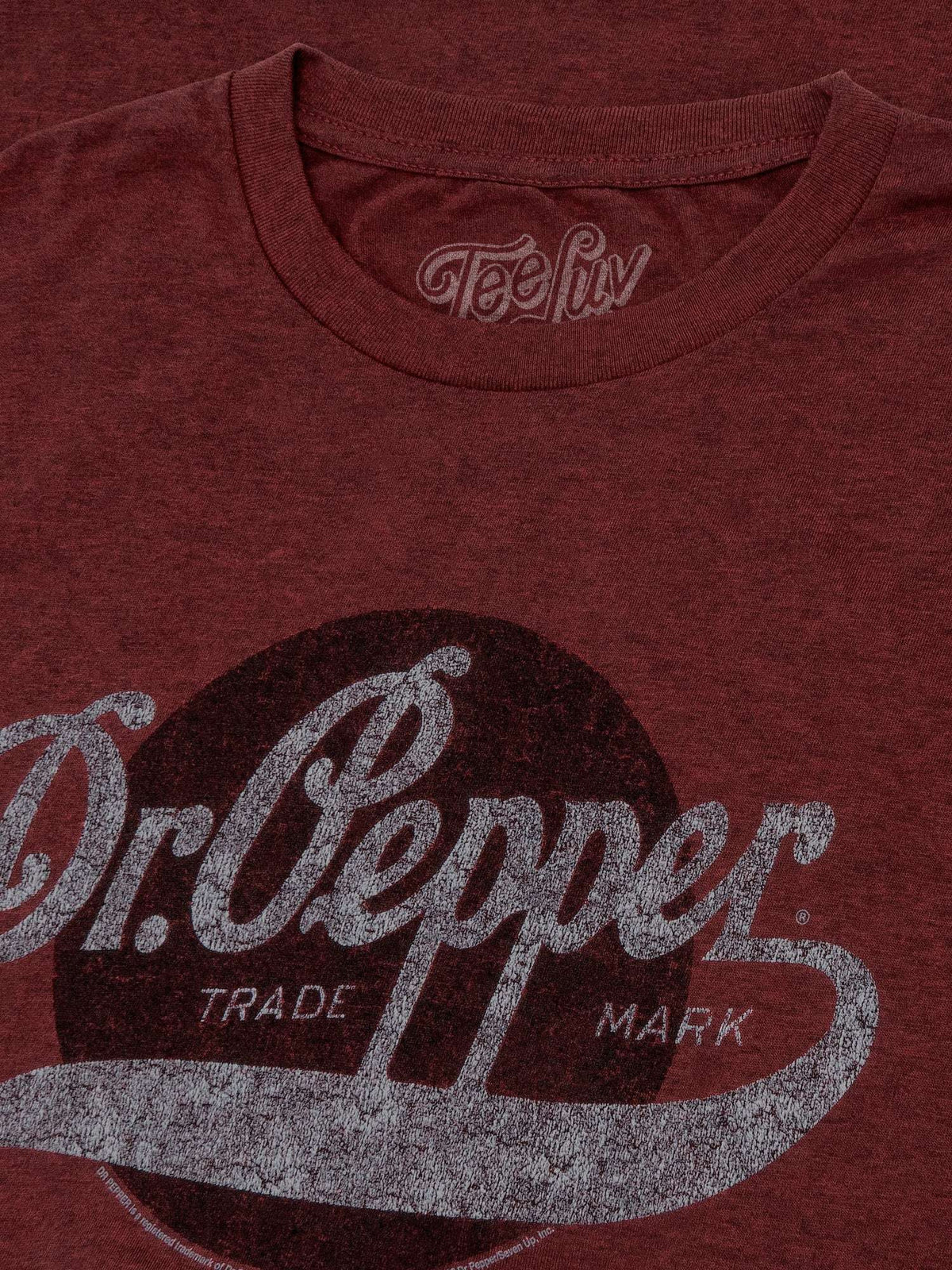 Red Dr Pepper logo graphic T-shirt, crew neck