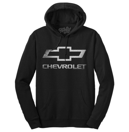 Chevrolet Bowtie Logo Pullover Hoodie | Black