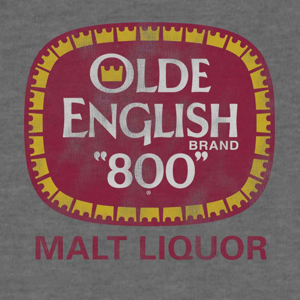 Olde English 800 Malt Liquor Pullover Hoodie – Oxford Gray