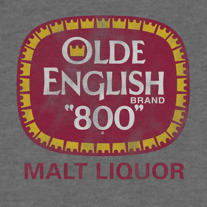 Olde English 800 Malt Liquor Pullover Hoodie – Oxford Gray