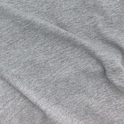 Gray T-shirt knit fabric texture close-up