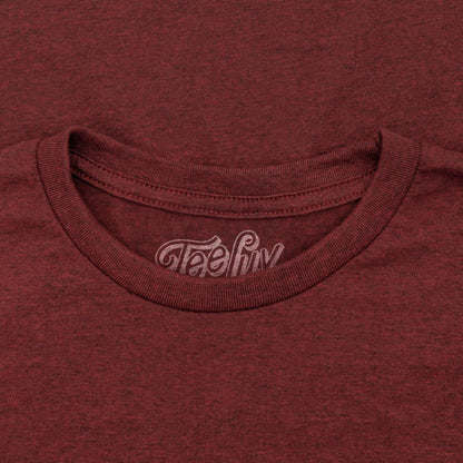 Hamm's Beer T-Shirt | Distressed Brewing Company Logo | Brick Heather