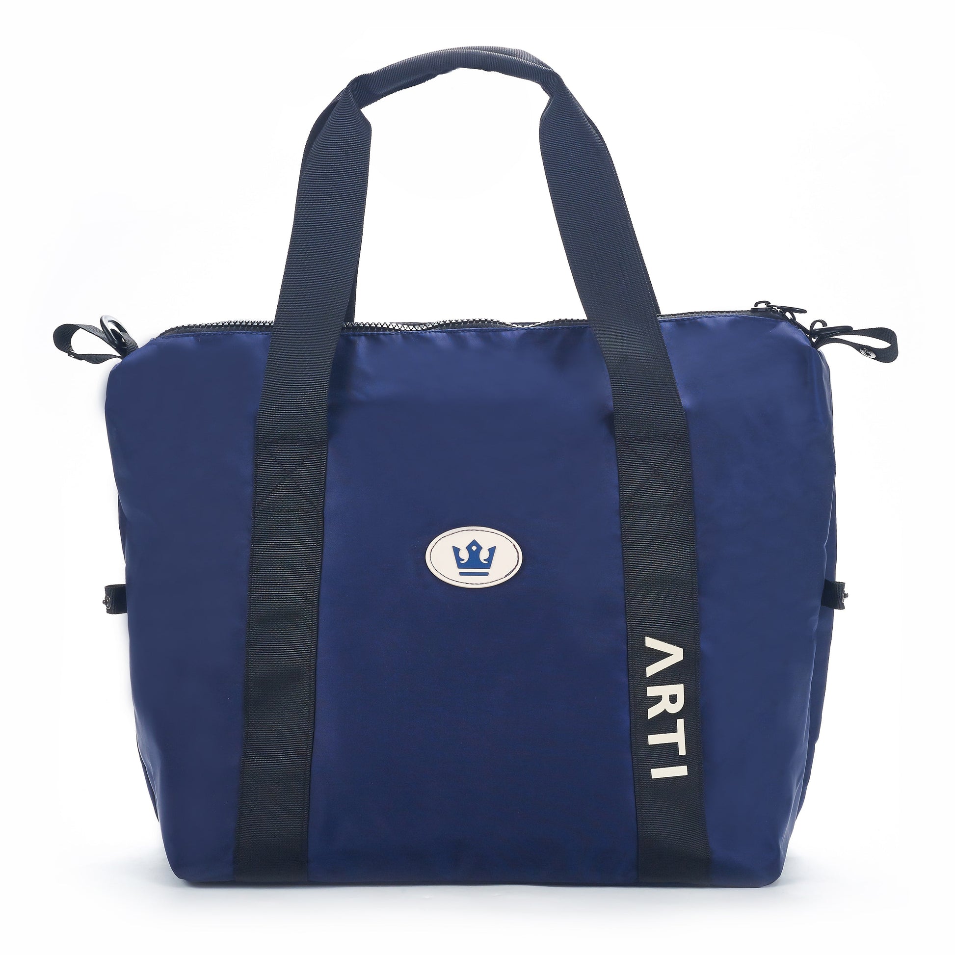 ARTI Signature Duffle Bag | Navy | 17"×13.75"×6.5" | Polyester | Removable Strap | ARTI - Niksstuff