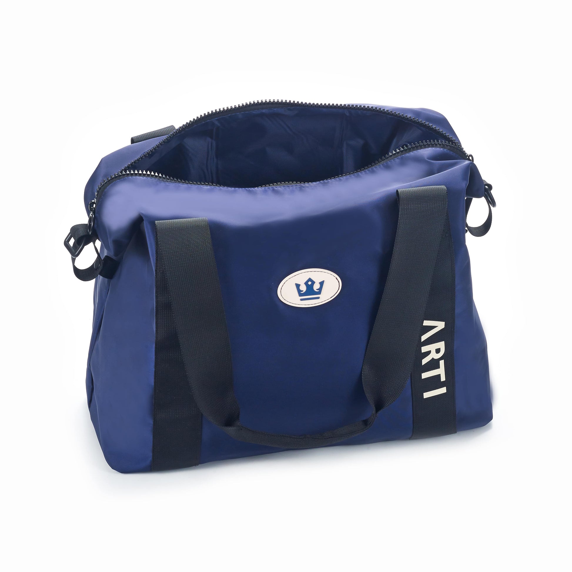 ARTI Signature Duffle Bag | Navy | 17"×13.75"×6.5" | Polyester | Removable Strap | ARTI - Niksstuff