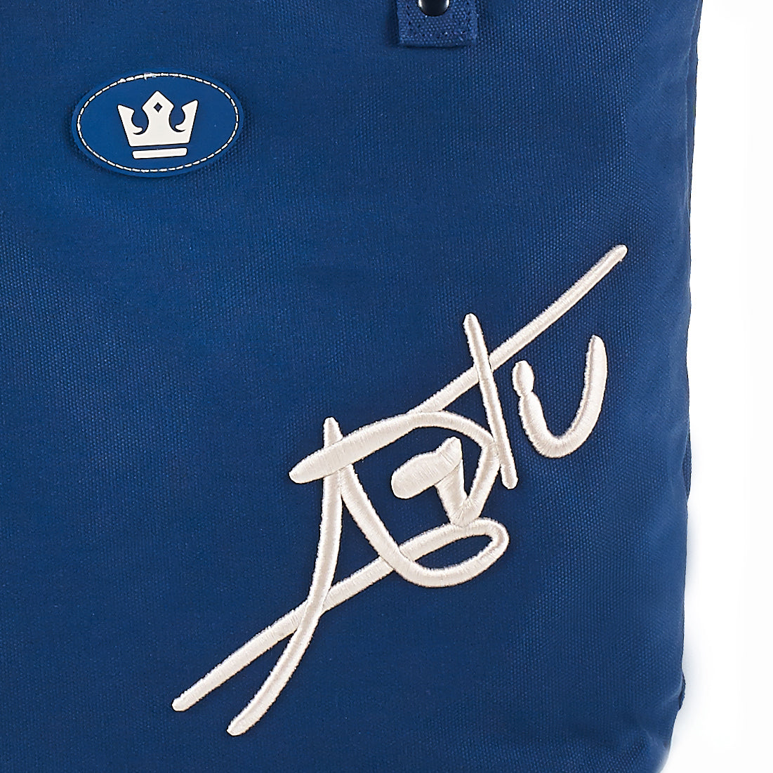 ARTI Signature Cotton Tote Bag | Navy | 14"×15"×6.25" | Heavyweight Canvas | Embroidered | ARTI - Niksstuff
