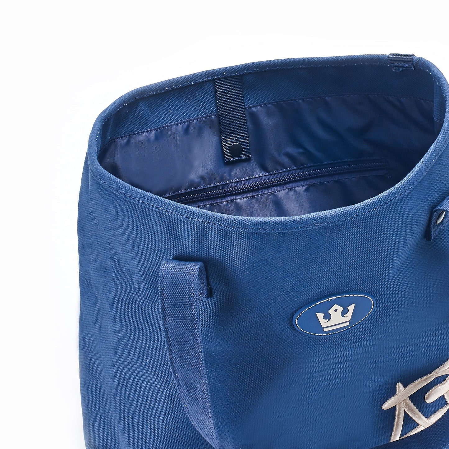 ARTI Signature Cotton Tote Bag | Navy | 14"×15"×6.25" | Heavyweight Canvas | Embroidered | ARTI - Niksstuff