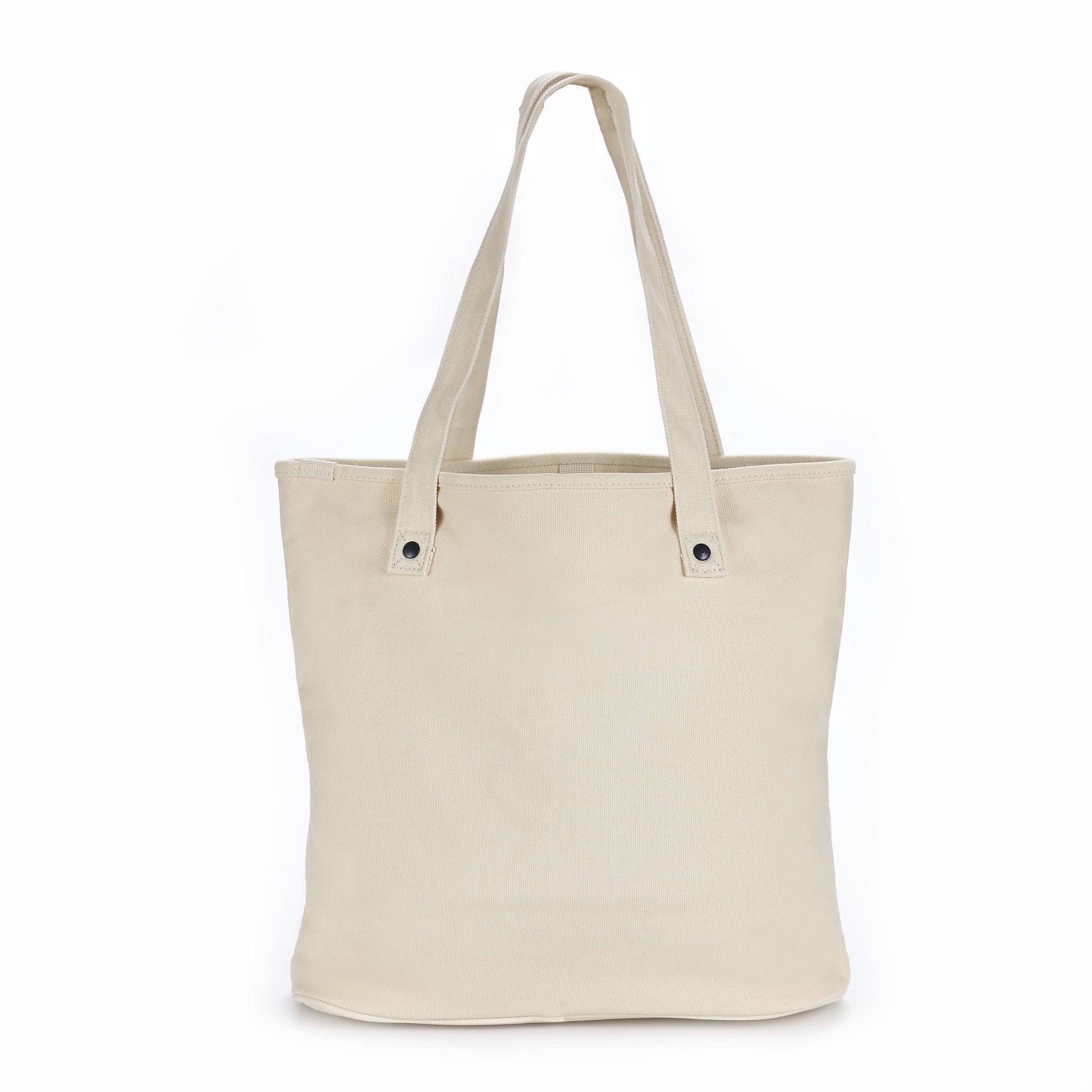 ARTI Signature Cotton Tote Bag | Cream | 14"×15"×6.25" | Heavyweight Canvas | Embroidered | ARTI - Niksstuff