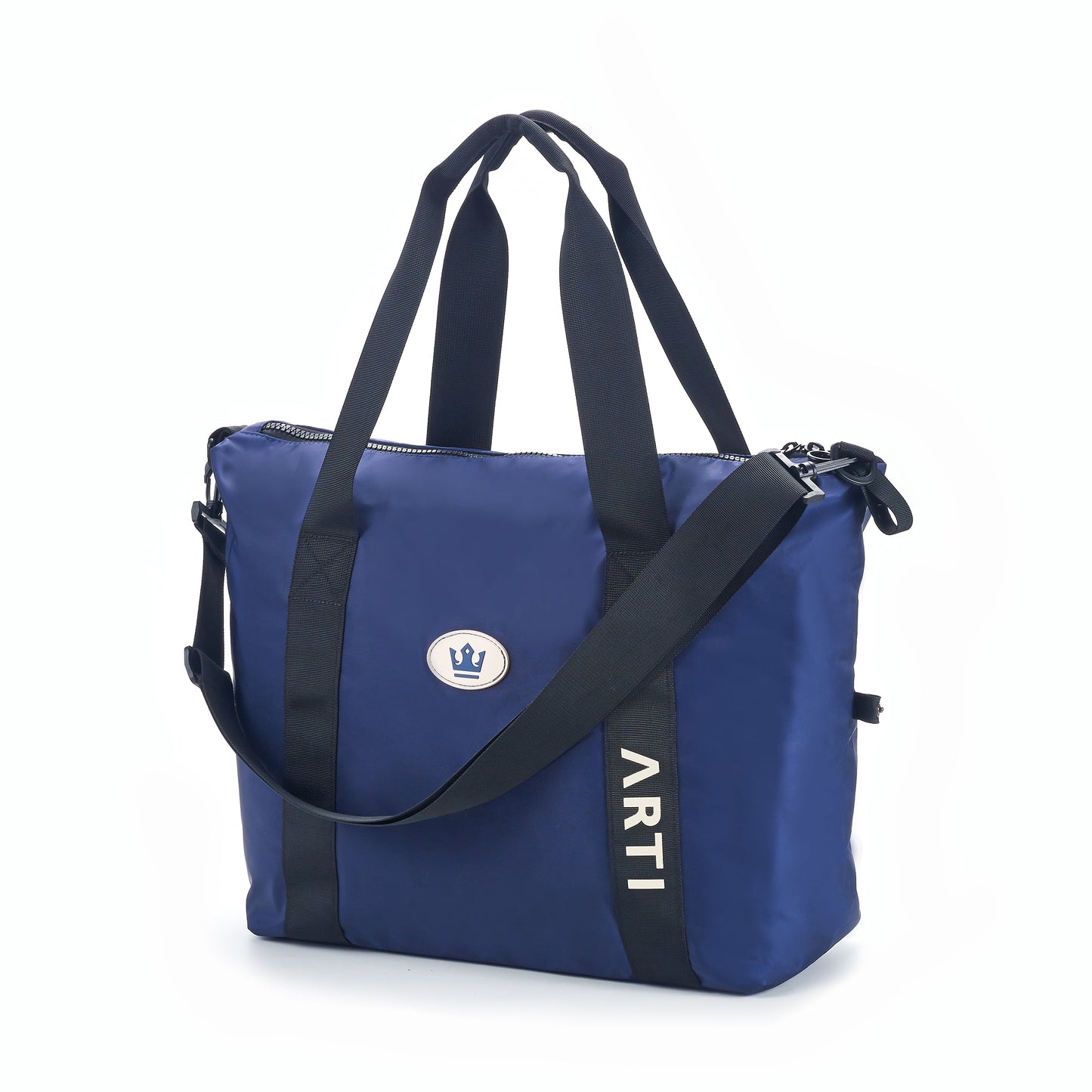 ARTI Signature Duffle Bag | Navy | 17"×13.75"×6.5" | Polyester | Removable Strap | ARTI - Niksstuff