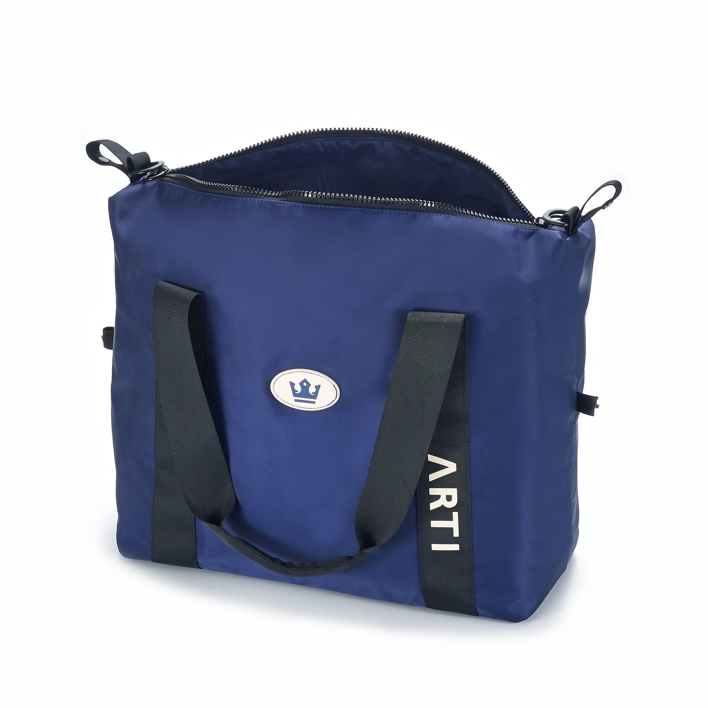 ARTI Signature Duffle Bag | Navy | 17"×13.75"×6.5" | Polyester | Removable Strap | ARTI - Niksstuff