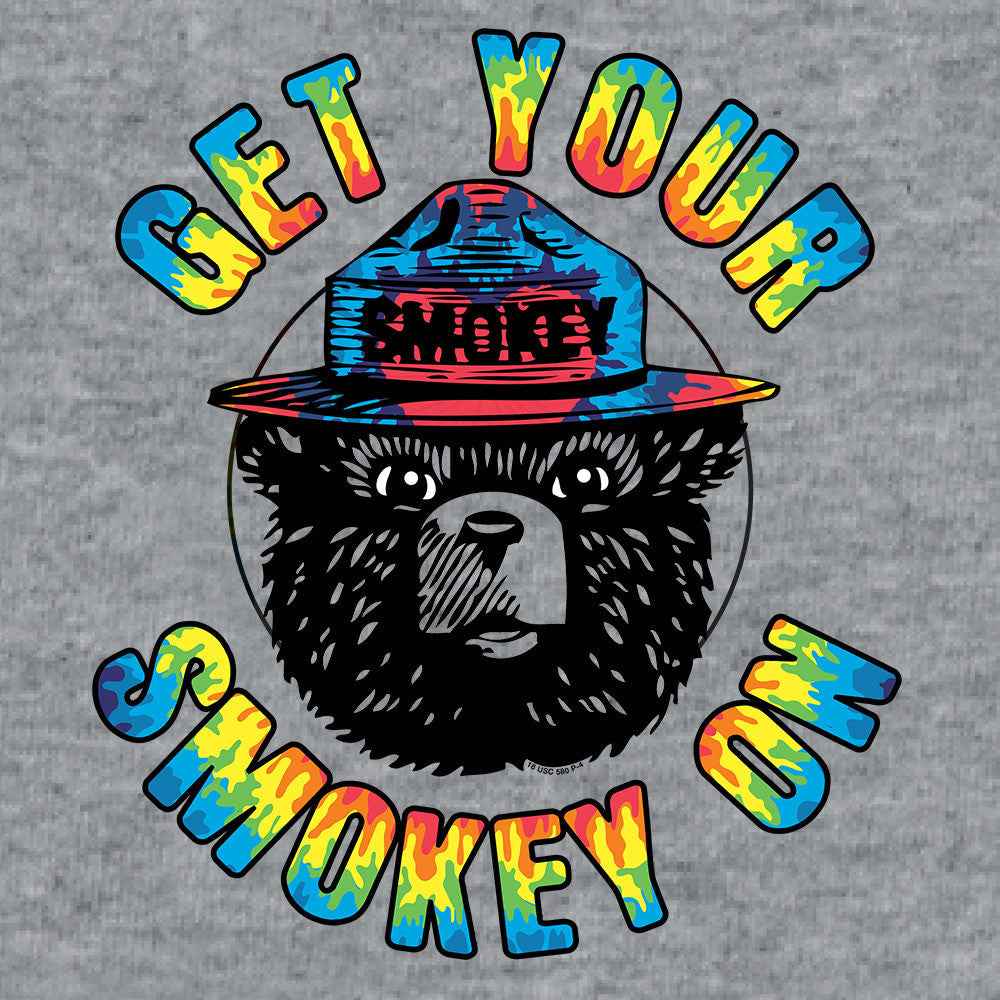 Smokey Bear 'Get Your Smokey On' T-Shirt – Graphite Heather