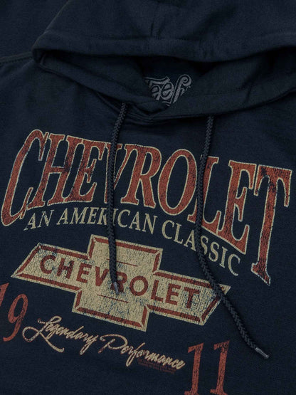Chevrolet "An American Classic" Pullover Hoodie | Navy