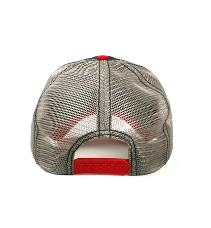 Chevrolet Bowtie Logo Trucker Hat | Blue & Red