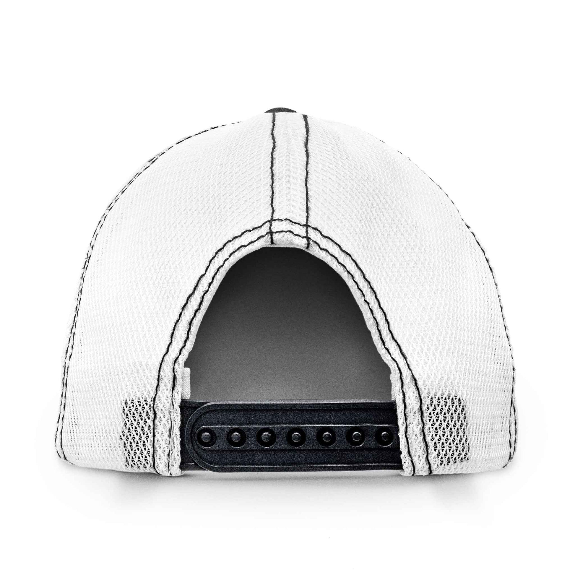 Chevrolet Bowtie Oval Logo Patch Trucker Hat | Black & White