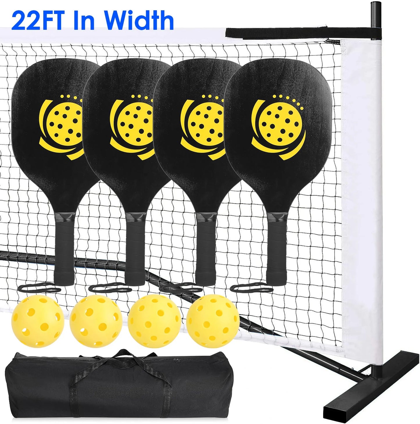 Portable Pickleball Net Set 22ft Regulation