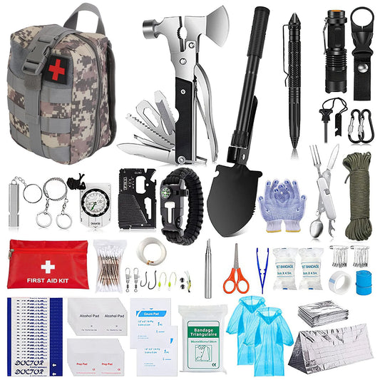 125-Piece Survival Kit – Complete Emergency Preparedness Set