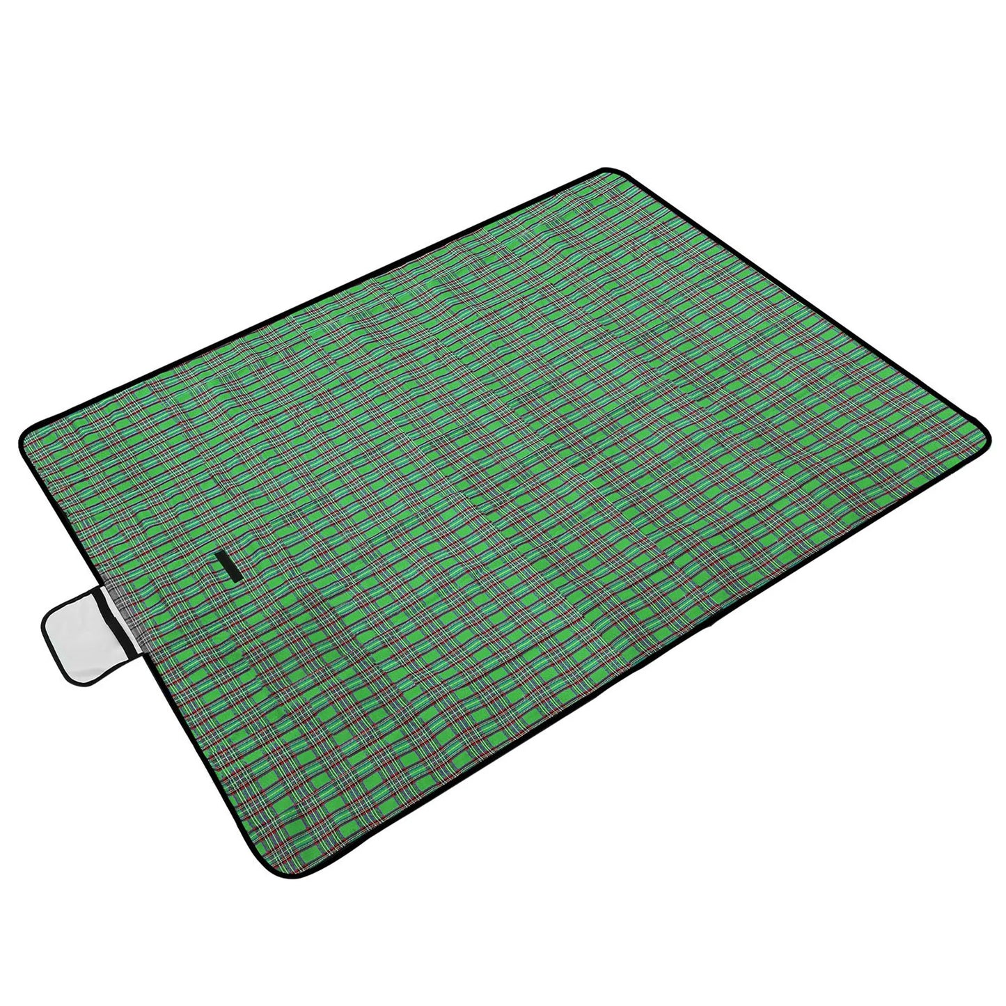 Waterproof Picnic Blanket – 60” x 78”, 600D Oxford, Seats 4 (Green)