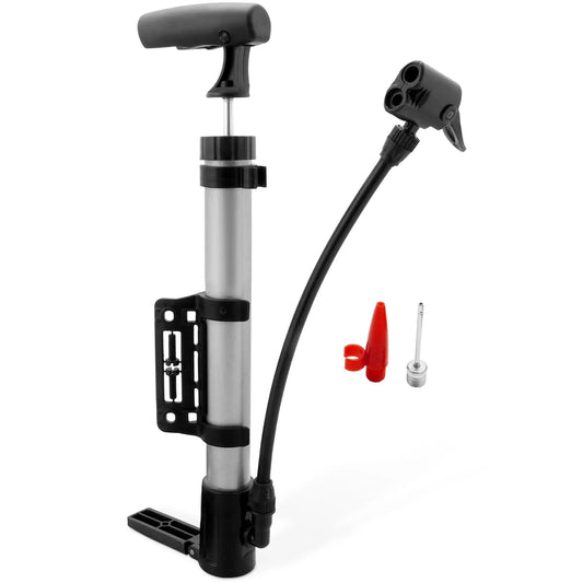 Portable Mini Bike Pump | Works on Bikes & Sports Balls | Compact & Lightweight - Niksstuff
