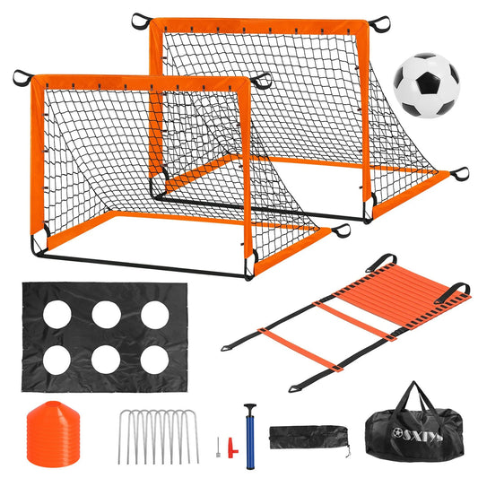 Kids Soccer Goals Set with Agility Ladder & Ball