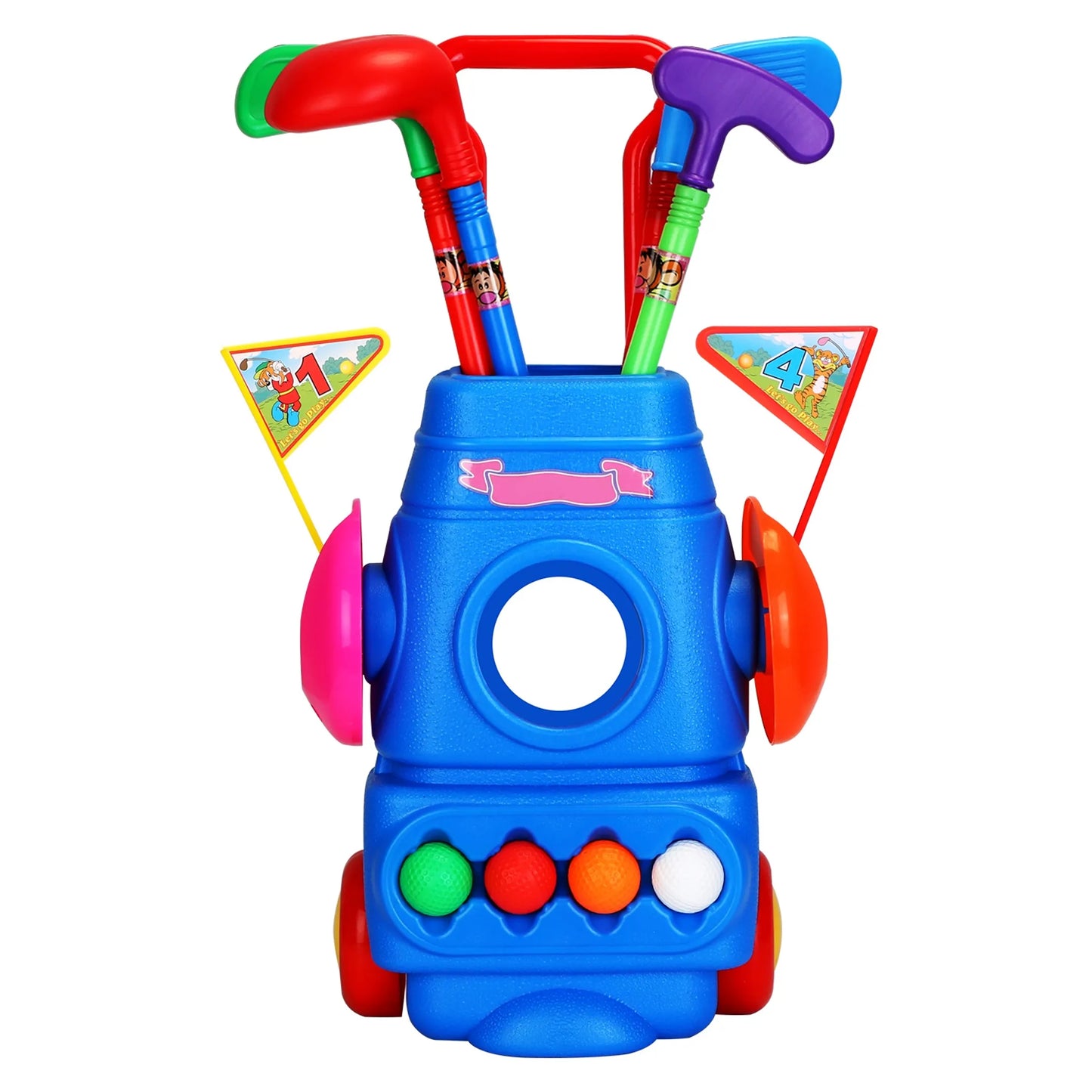 Toddler Golf Set — Complete Kids Golf Toy with Cart & Clubs