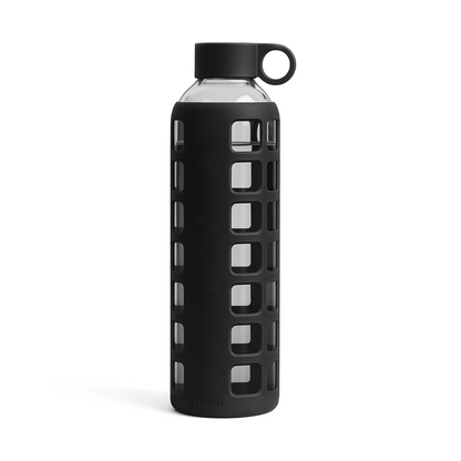 Purifyou Borosilicate Glass Water Bottle with Silicone Sleeve