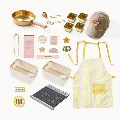 Tiny Land BistroSwitch 2-in-1 Play Kitchen & Bistro with 23 Accessories