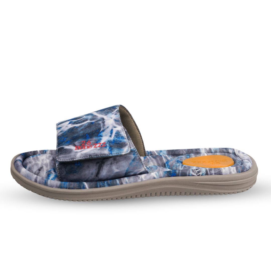 BoneZZZ Glidez Memory Foam Sport Slide - Mossy Oak Steelhead