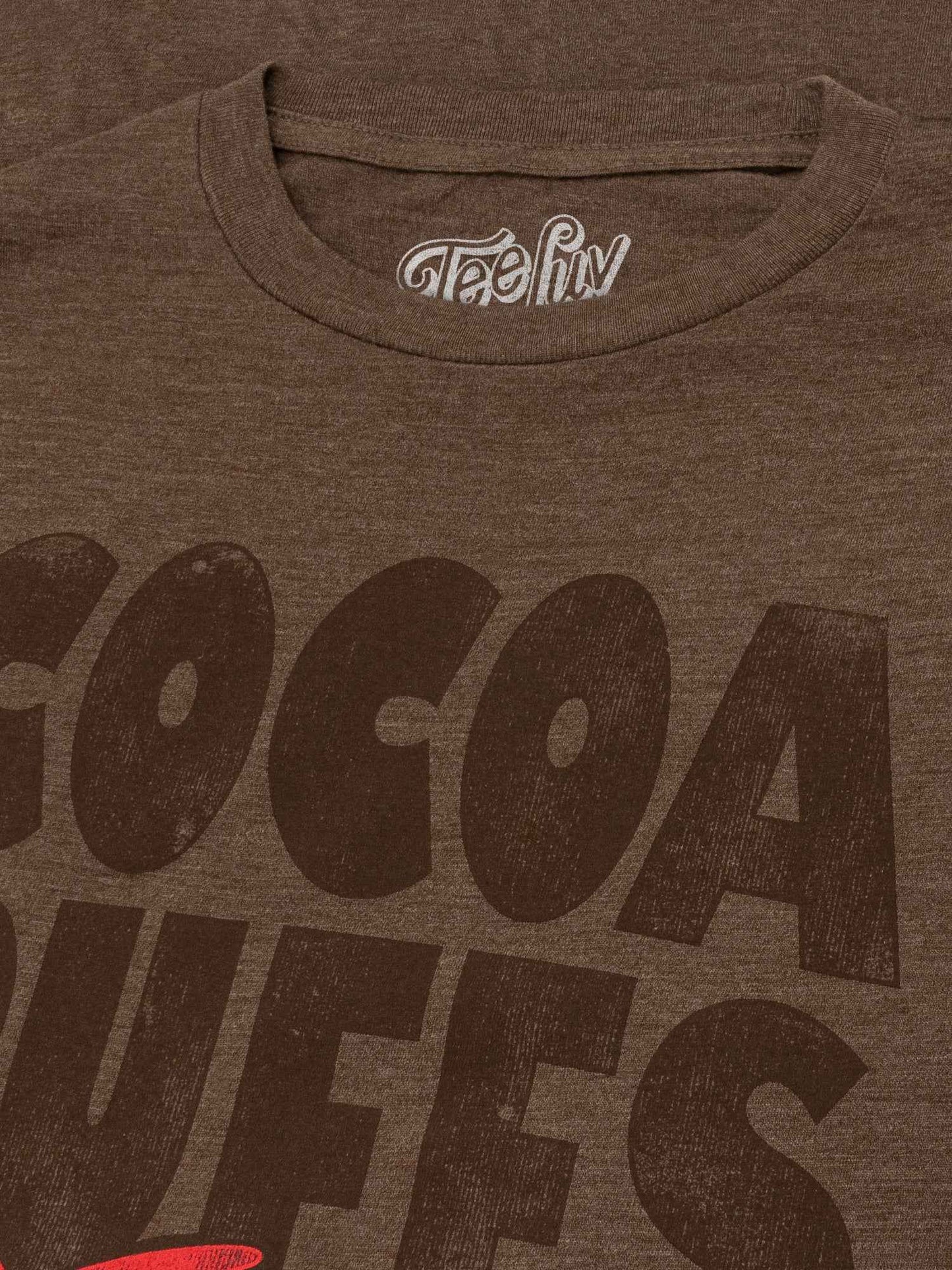 Cocoa Puffs "I'm Cuckoo For" T-Shirt | Sonny the Cuckoo Bird | Brown Heather | Poly-Cotton
