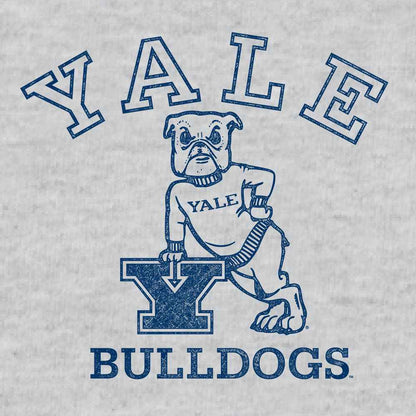 Yale Bulldog Pullover Hoodie – Heather Gray