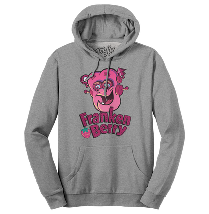 Franken Berry Monster Cereal Pullover Hoodie – Oxford Gray