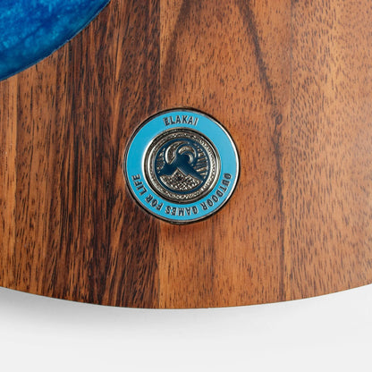 Elakai Island Hole – Acacia Wood & Resin Cornhole x Golf Chipping Game