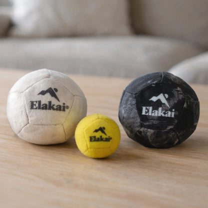 Elakai Soft Bocce Game Set – Indoor Premium Suede Bocce | 8 Balls + Pallino + Bag