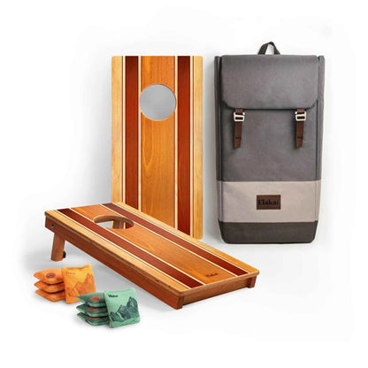 Classic Woody Mahogany Pathfinder Cornhole Board Set