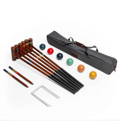 Elakai Rover 6-Player Travel Croquet Set with Lifetime Warranty