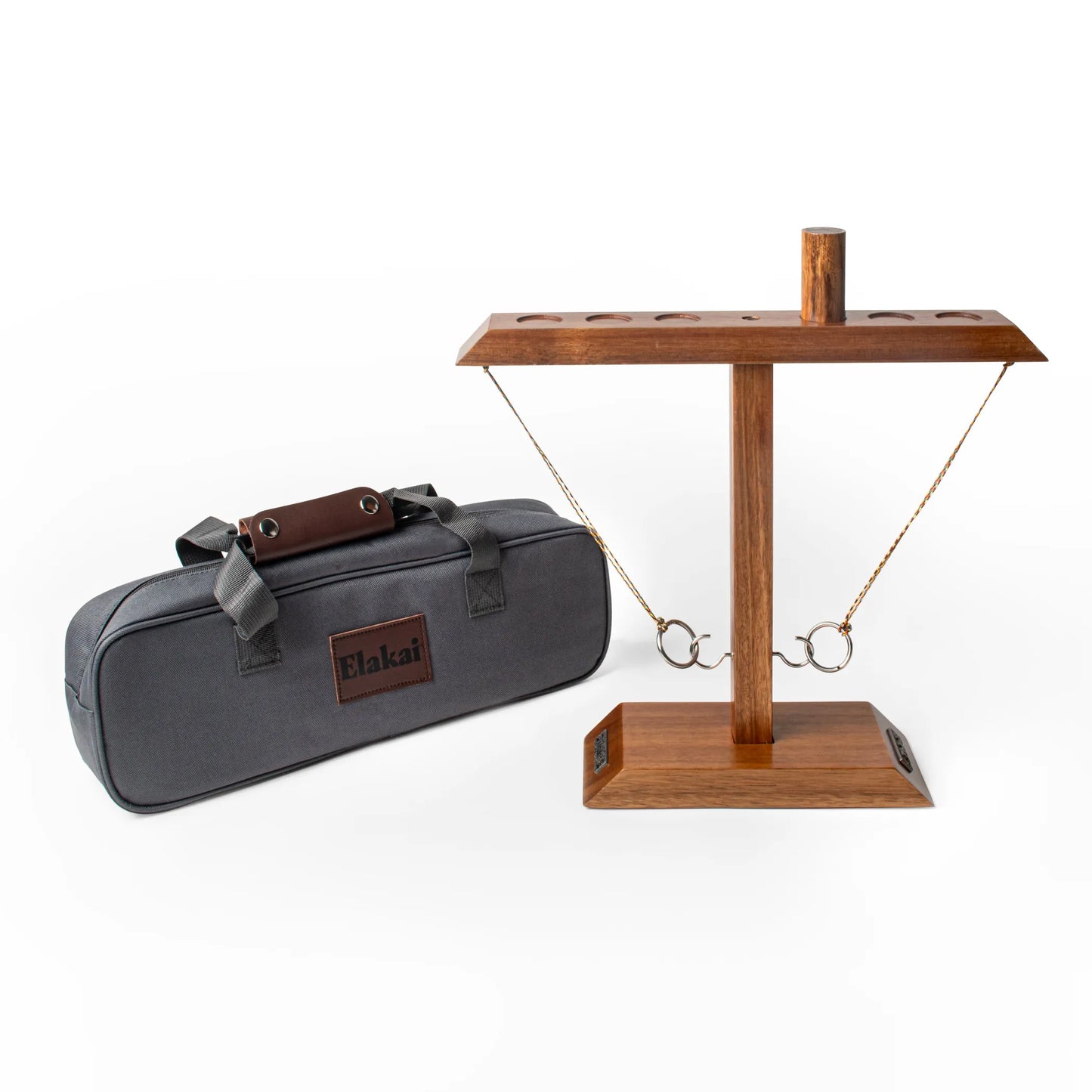 Elakai Globetrotter 2-Player Tabletop Hook & Ring Game - Niksstuff