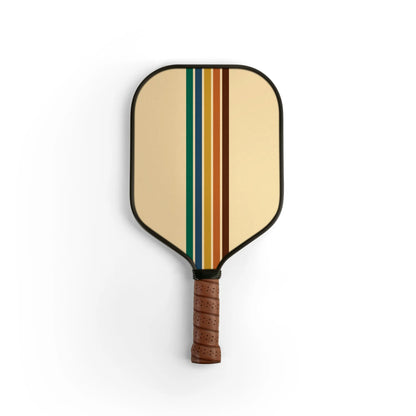 Retro Stripes Pickleball Paddle