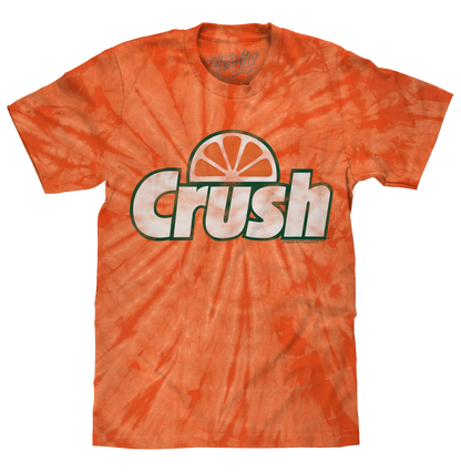 Crush Orange Soda Logo T-Shirt – Orange Tie Dye