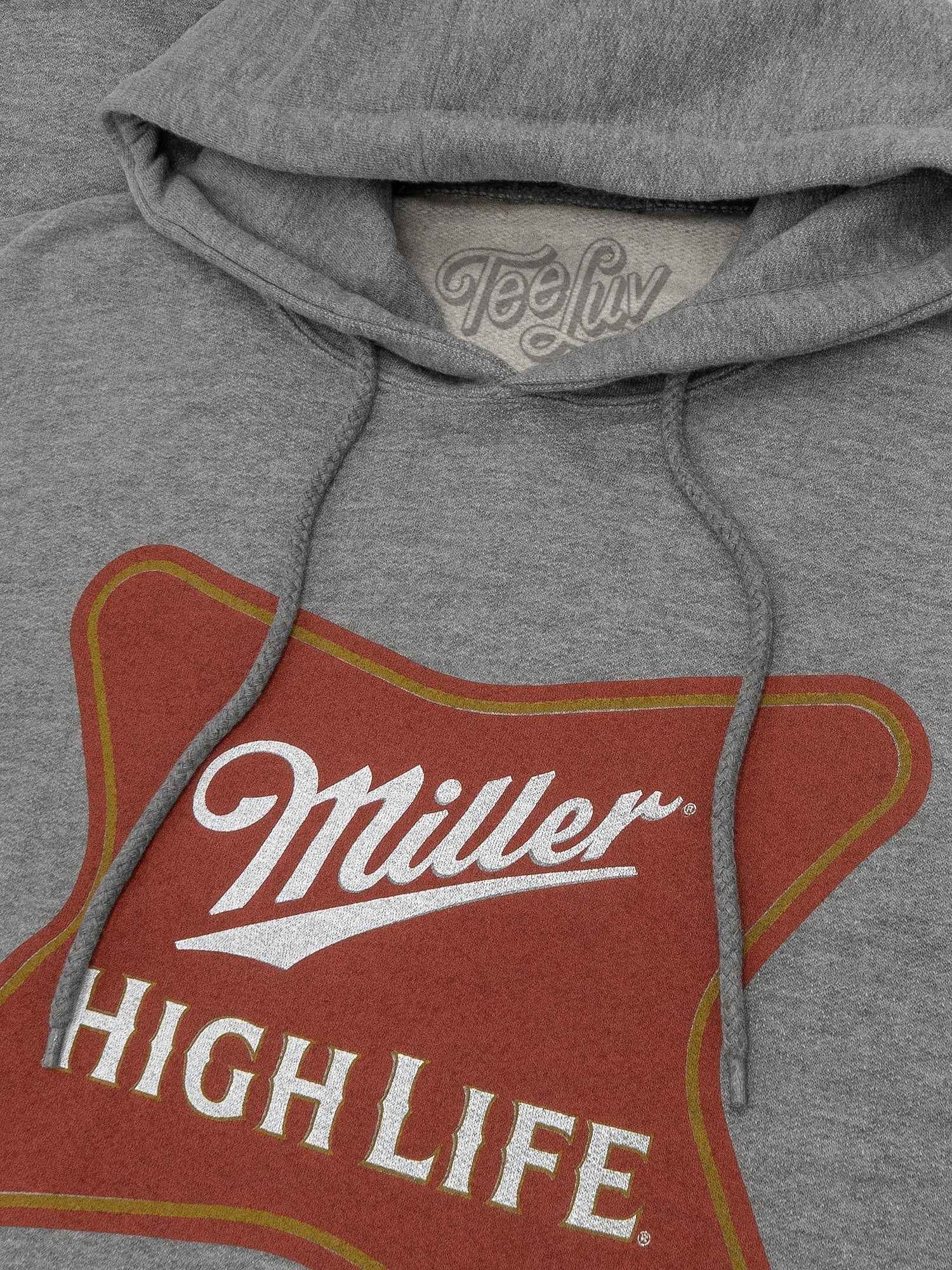Miller High Life 'Champagne of Beers' Pullover Hoodie – Oxford Gray