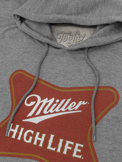 Miller High Life 'Champagne of Beers' Pullover Hoodie – Oxford Gray