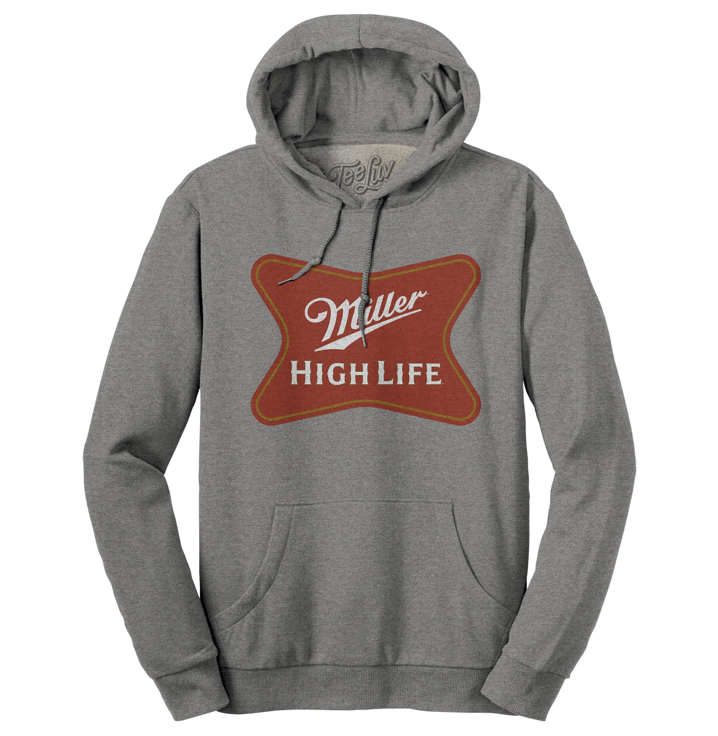 Miller High Life 'Champagne of Beers' Pullover Hoodie – Oxford Gray