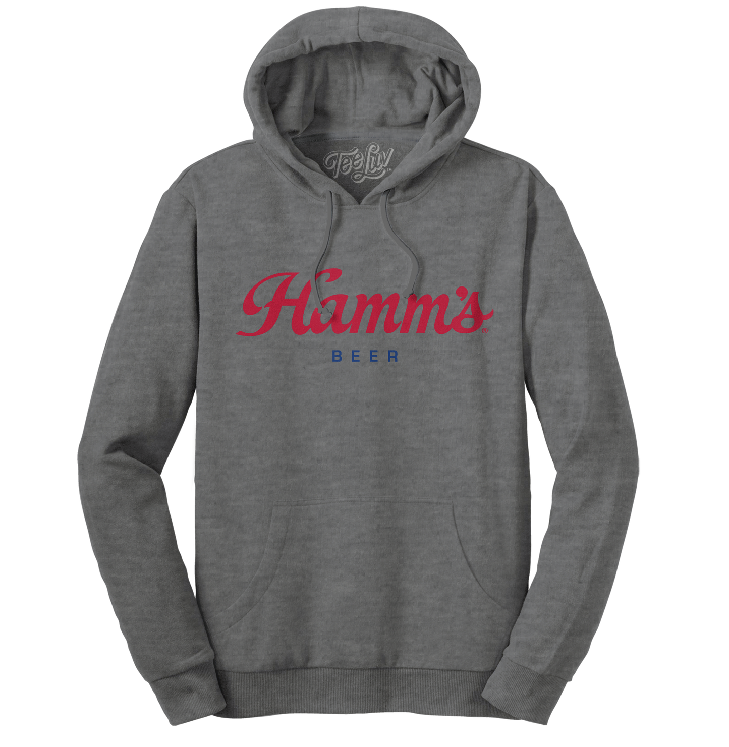 Hamm's Beer Script Logo Pullover Hoodie – Oxford Gray