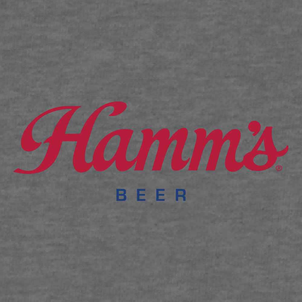 Hamm's Beer Script Logo Pullover Hoodie – Oxford Gray