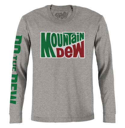 Mountain Dew "Do The Dew" Long Sleeve T-Shirt | Gray