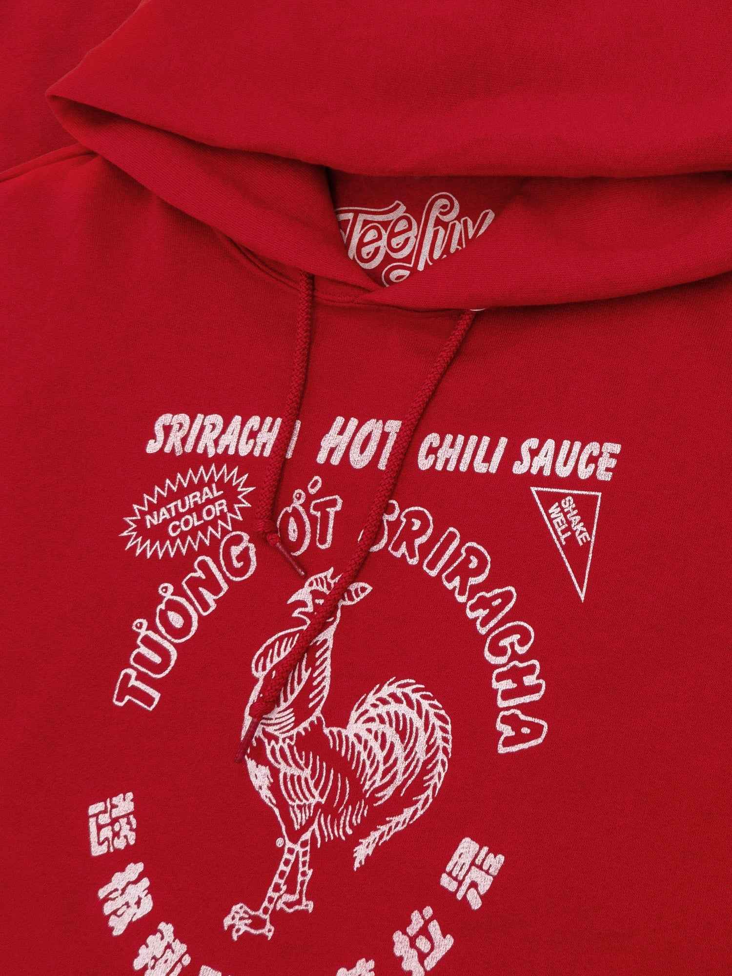 Sriracha Hot Chili Sauce Rooster Logo Pullover Hoodie – Red
