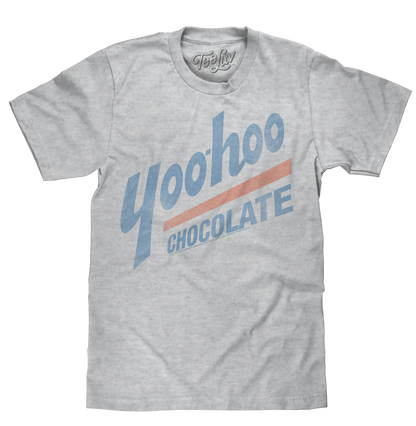 Yoo-hoo Chocolate Drink T-Shirt | Distressed Logo | Athletic Heather Gray